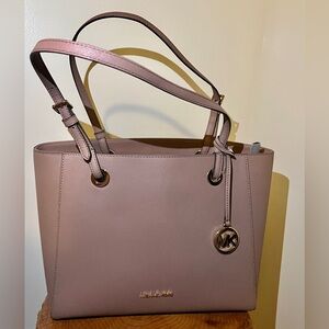 New Beautiful Michael Kors Saffiano Frame Tote Bag!